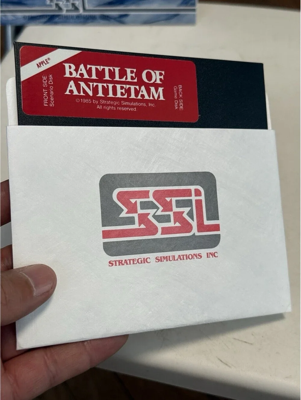 Battle of Antietam Apple II 1985 Strategic Simulations Inc W/manual , Looks Good